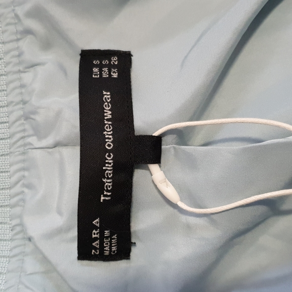 Zara Trafaluc womens Aqua Jacket Size S New Tag - Picture 9 of 16